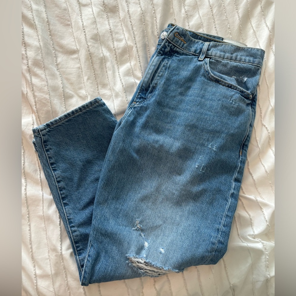 Express High Waisted Mom Jeans